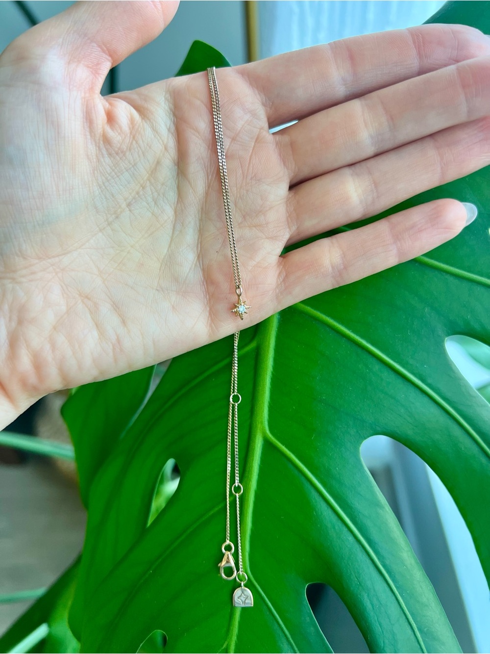 Astrid & Miyu Delicate Gold Star Pendant Necklace - Minimal Women's Jewelry